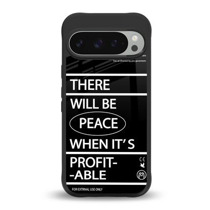when it's profitable back phone cover | glass case for google pixel 9 pro xl