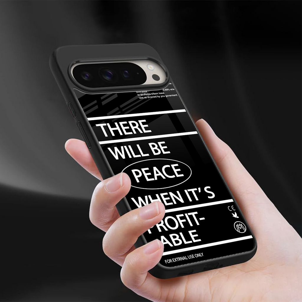when it's profitable back phone cover | glass case for google pixel 9 pro