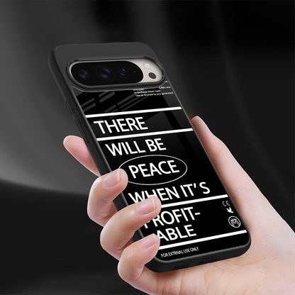 when it's profitable back phone cover | glass case for google pixel 9 pro xl