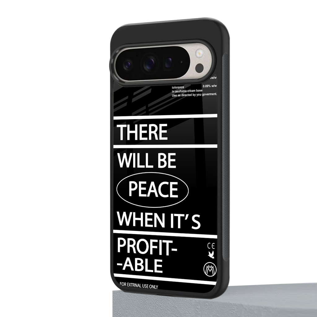when it's profitable back phone cover | glass case for google pixel 9 pro