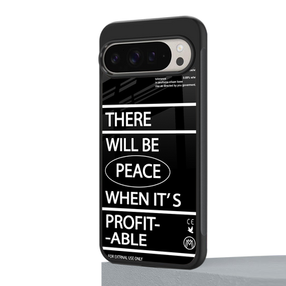 when it's profitable back phone cover | glass case for google pixel 9 pro xl