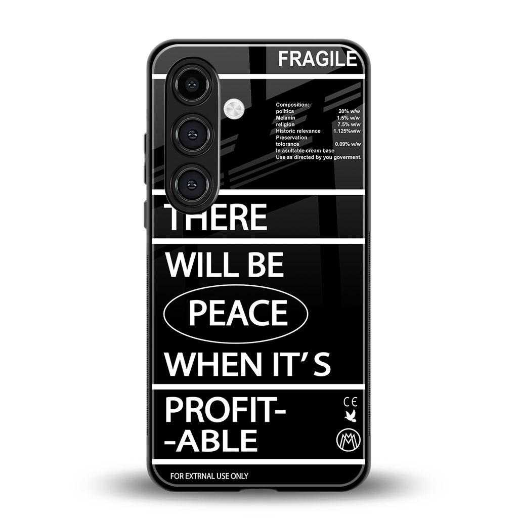 when it's profitable back phone cover | glass case for samsung galaxy s24 fe
