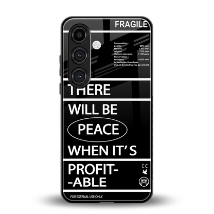 when it's profitable back phone cover | glass case for samsung galaxy s24 fe