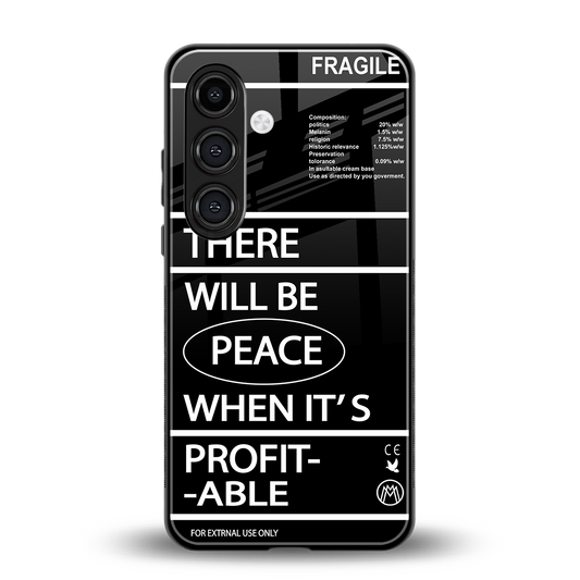 when it's profitable back phone cover | glass case for samsung galaxy s23