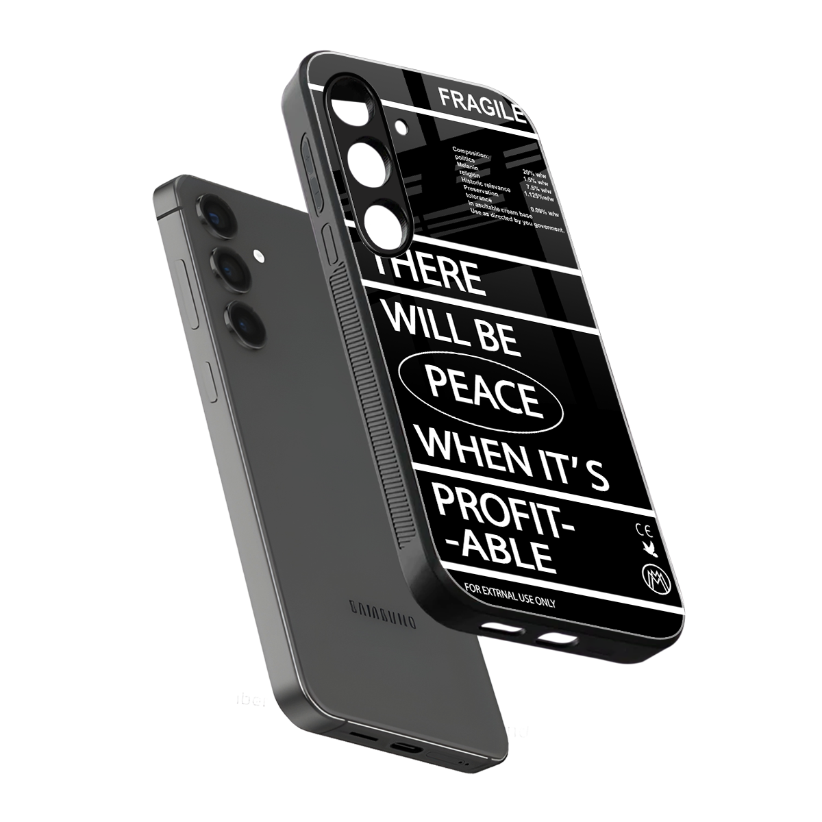 when it's profitable back phone cover | glass case for samsung galaxy s24 fe