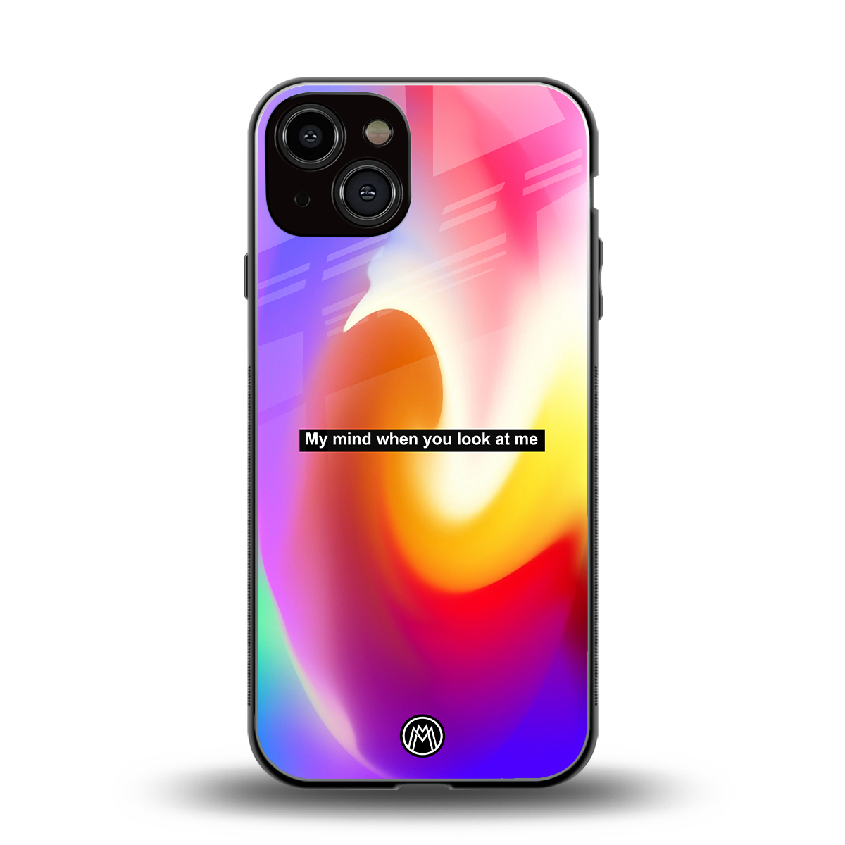 when you look at me back phone cover | glass case for iphone 13
