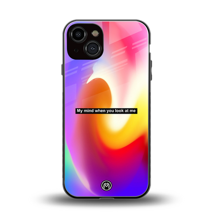 when you look at me back phone cover | glass case for iphone 13