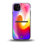 when you look at me back phone cover | glass case for iphone 14 plus