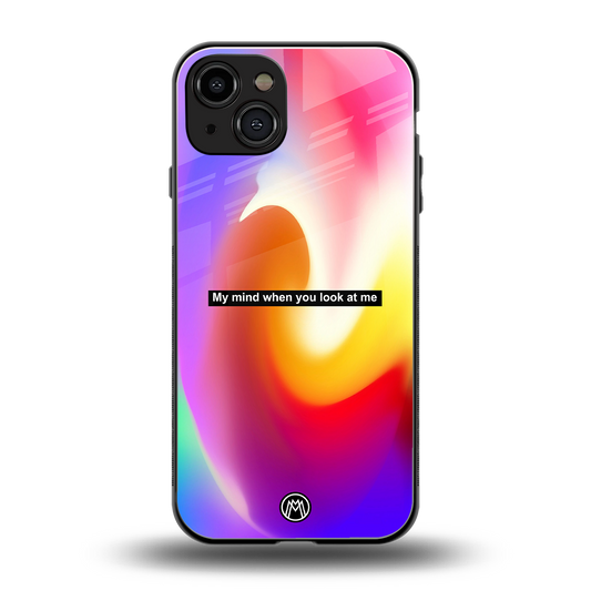 when you look at me back phone cover | glass case for iphone 15