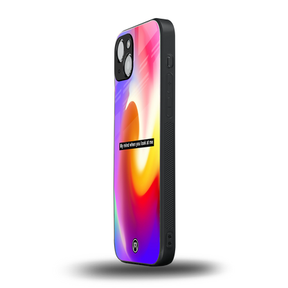 when you look at me back phone cover | glass case for iphone 15
