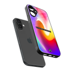when you look at me back phone cover | glass case for iphone 16 plus