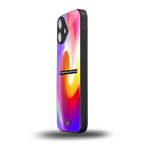 when you look at me back phone cover | glass case for iphone 16 plus