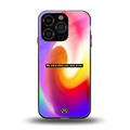when you look at me back phone cover | glass case for iphone 16 pro