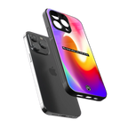 when you look at me back phone cover | glass case for iphone 16 pro