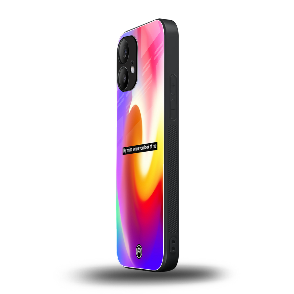 when you look at me back phone cover | glass case for nothing phone 2