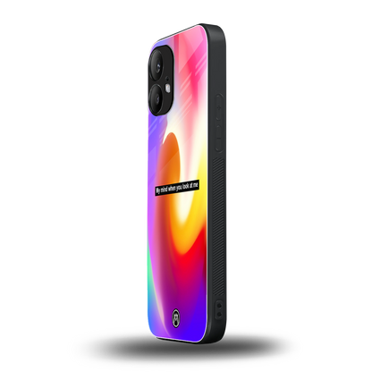 when you look at me back phone cover | glass case for nothing phone 2