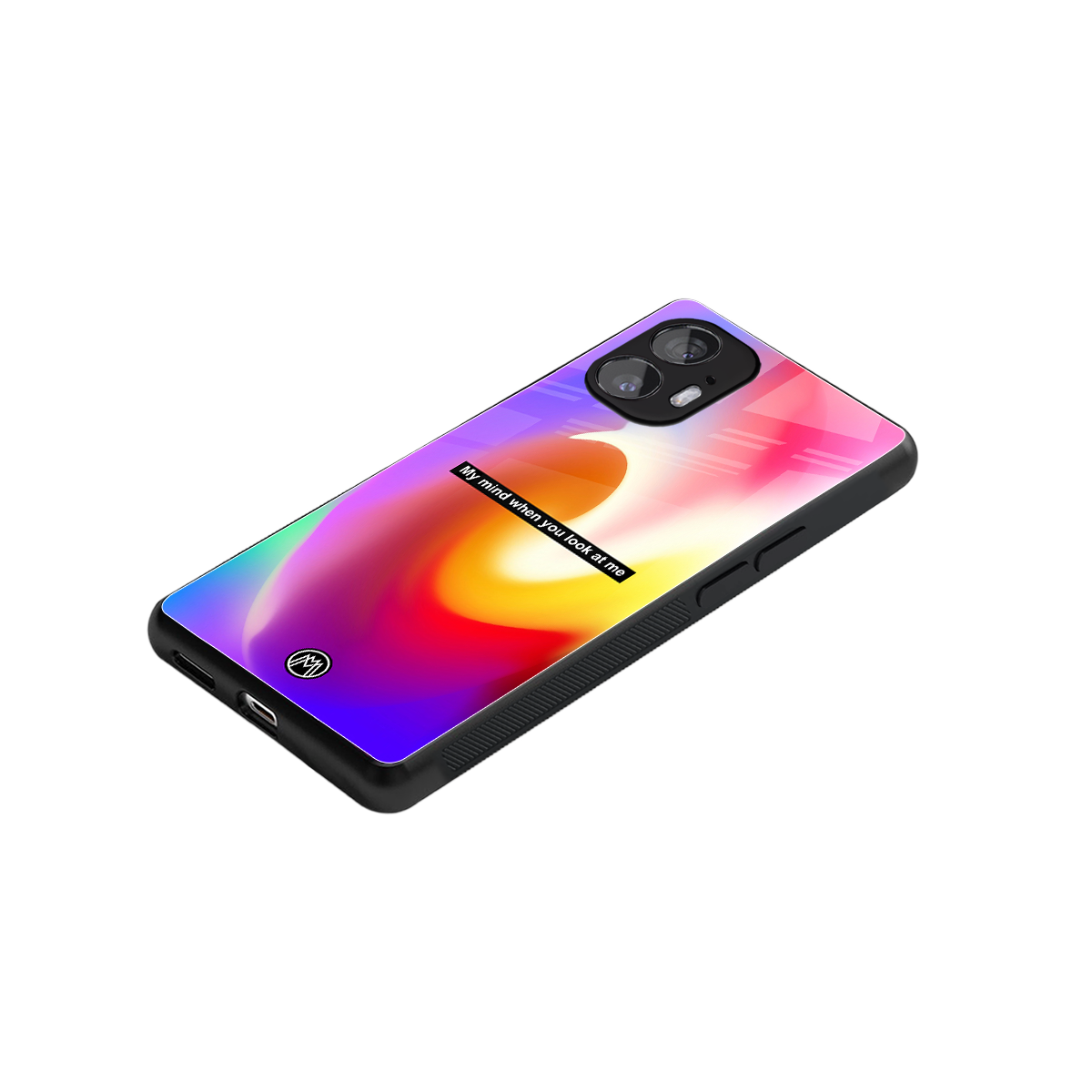when you look at me back phone cover | glass case for nothing phone 2