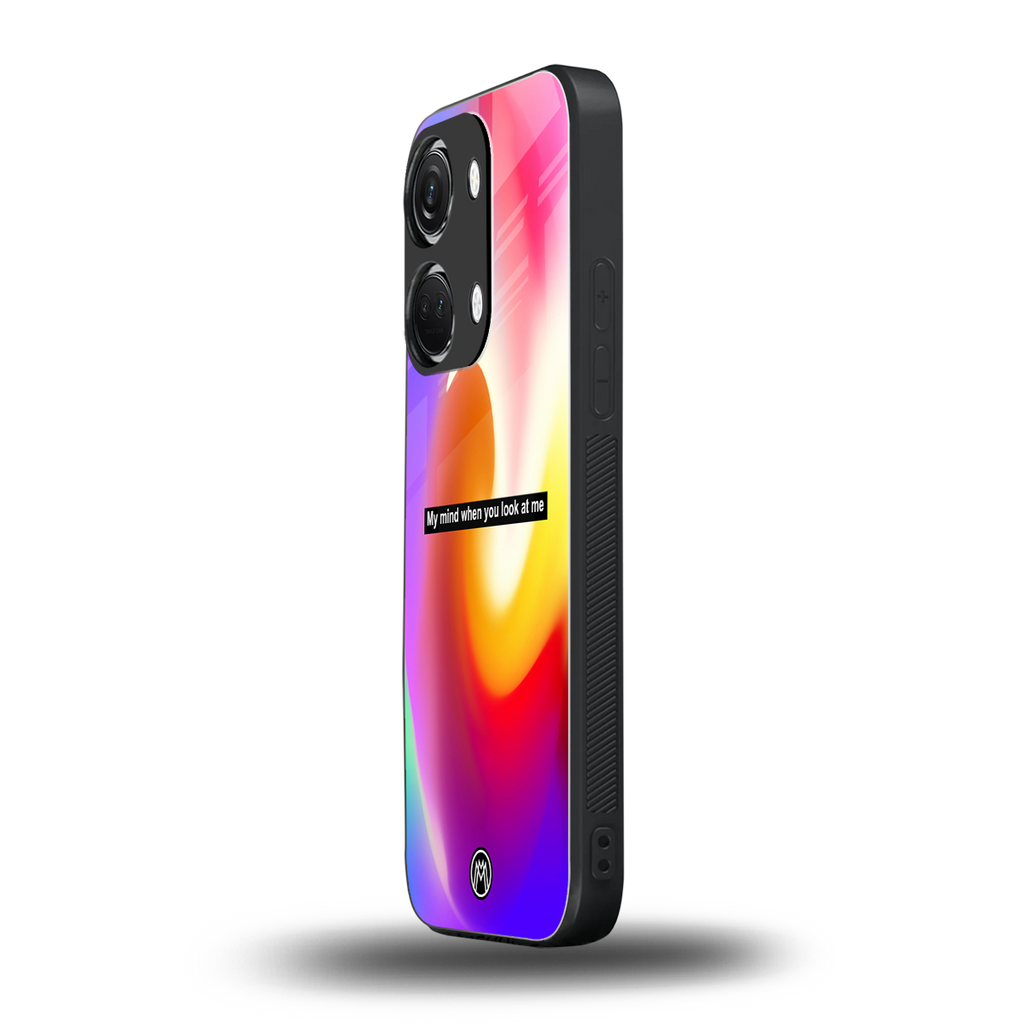 when you look at me back phone cover | glass case for oneplus nord 3