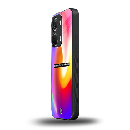 when you look at me back phone cover | glass case for oneplus nord 3
