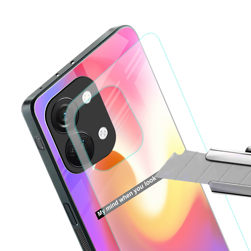 when you look at me back phone cover | glass case for oneplus nord 3