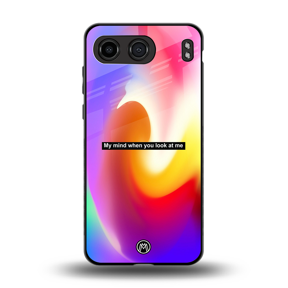 when you look at me back phone cover | glass case for oneplus nord 4