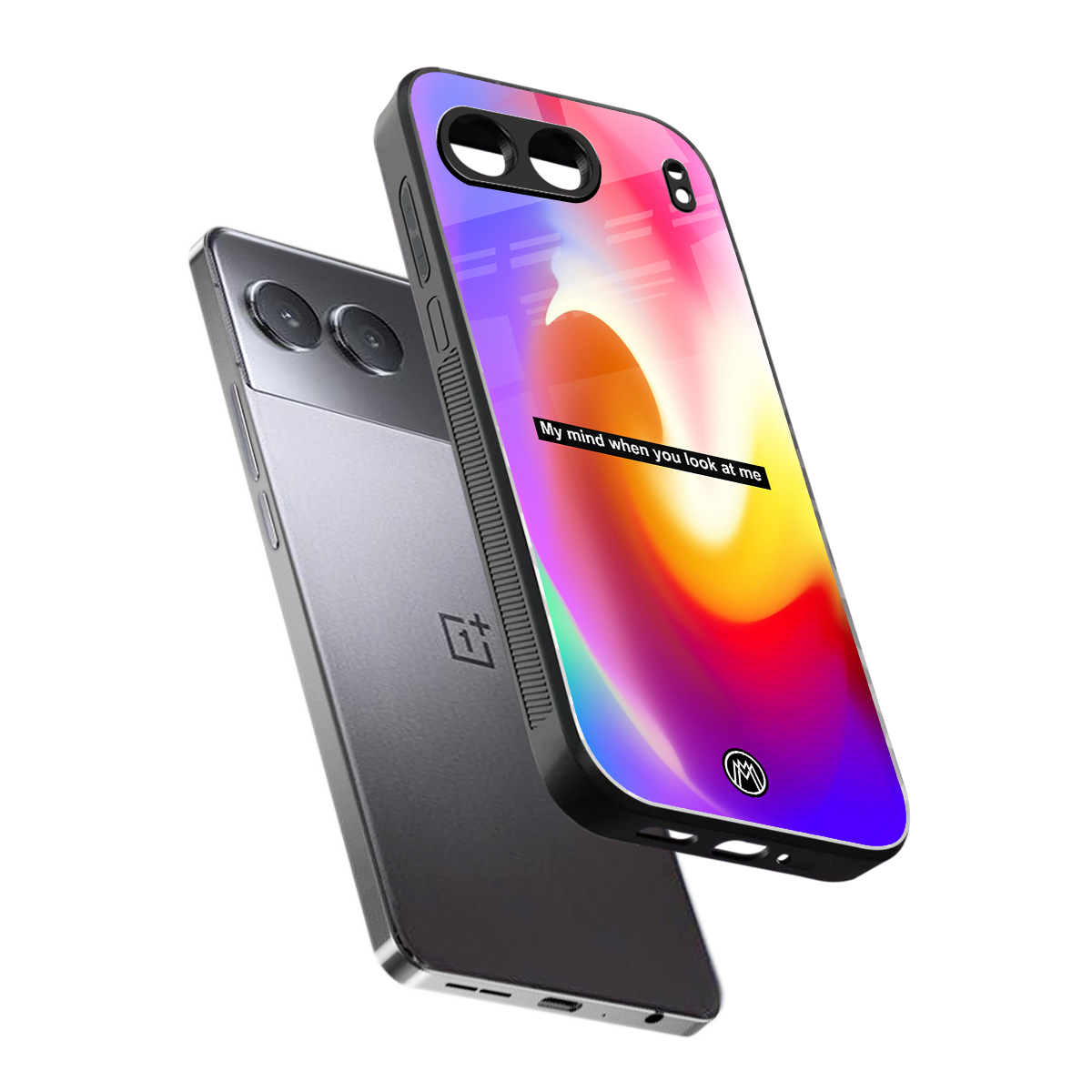 when you look at me back phone cover | glass case for oneplus nord 4