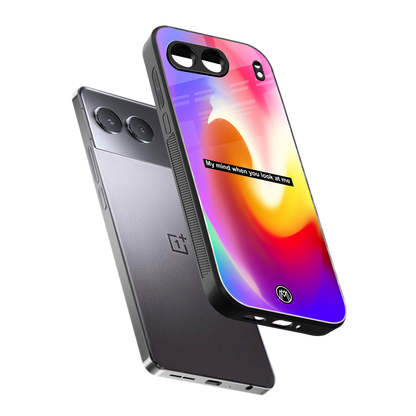 when you look at me back phone cover | glass case for oneplus nord 4