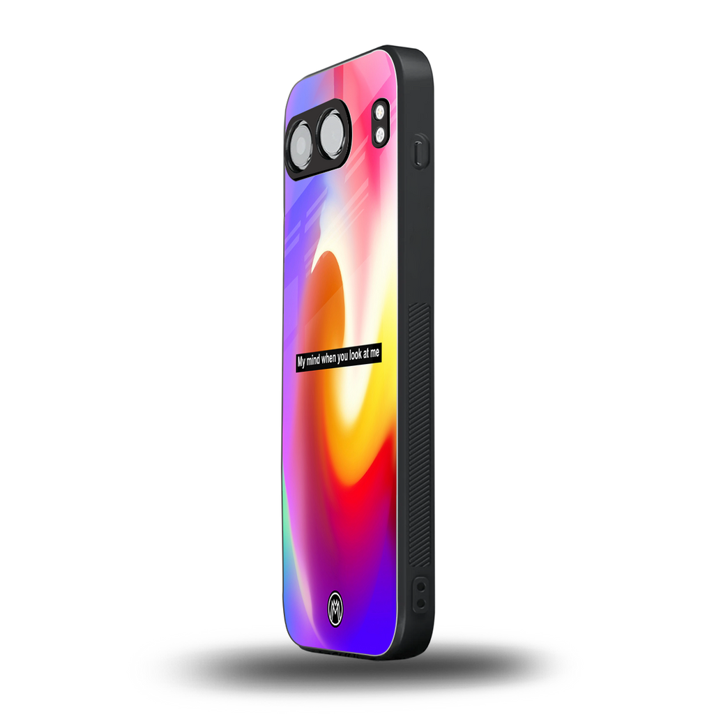 when you look at me back phone cover | glass case for oneplus nord 4