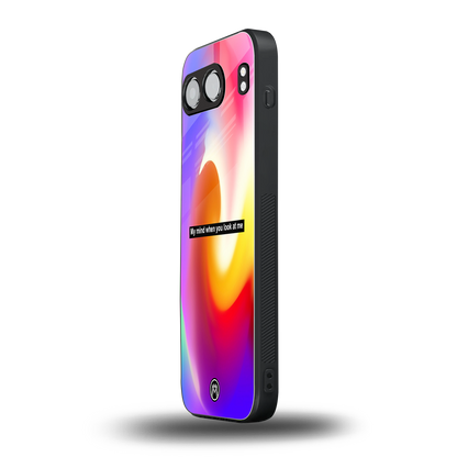 when you look at me back phone cover | glass case for oneplus nord 4