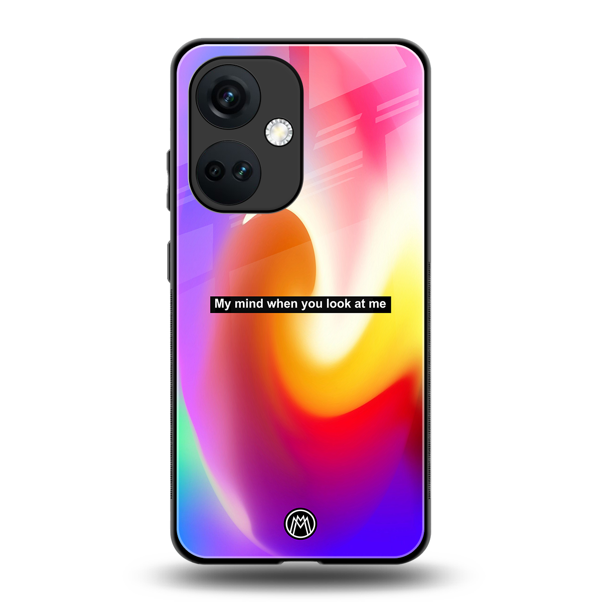 when you look at me back phone cover | glass case for oneplus nord ce 3