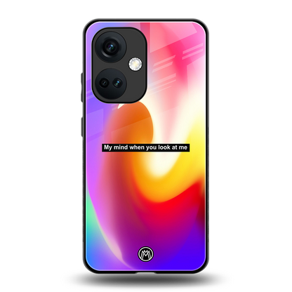 when you look at me back phone cover | glass case for oneplus nord ce 3