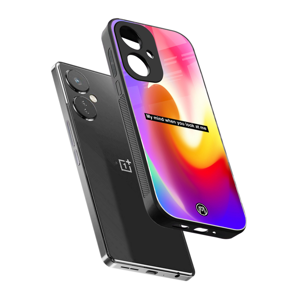 when you look at me back phone cover | glass case for oneplus nord ce 3