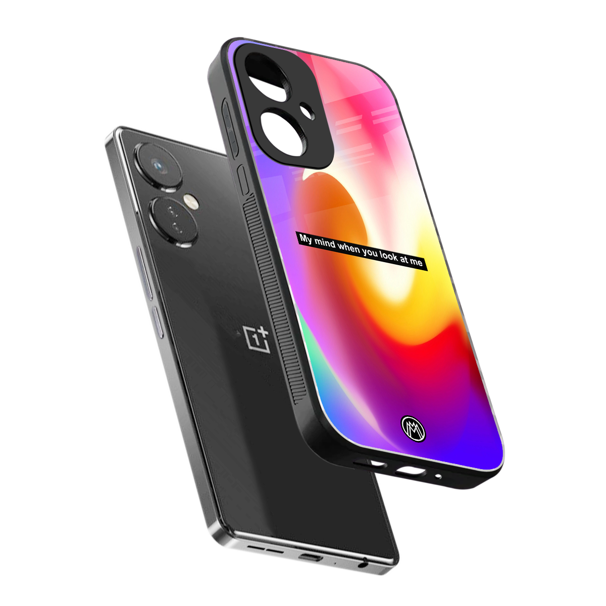 when you look at me back phone cover | glass case for oneplus nord ce 3