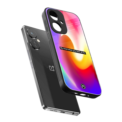 when you look at me back phone cover | glass case for oneplus nord ce 3