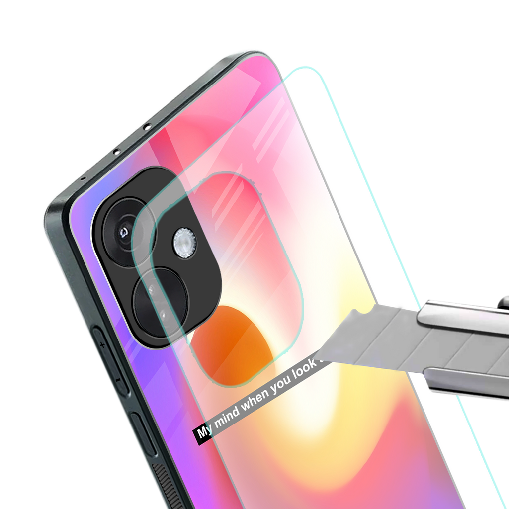 when you look at me back phone cover | glass case for oneplus nord ce 3