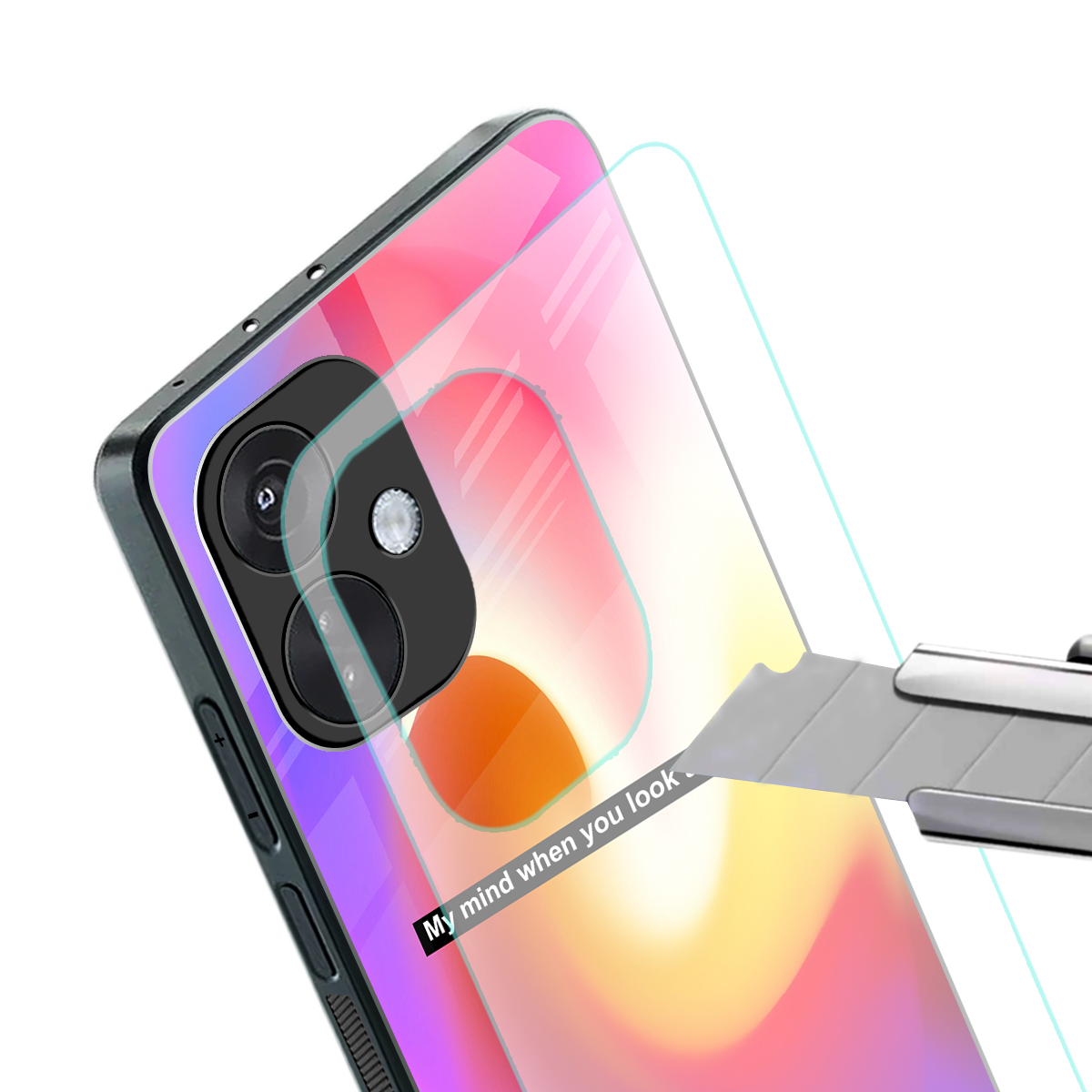 when you look at me back phone cover | glass case for oneplus nord ce 3