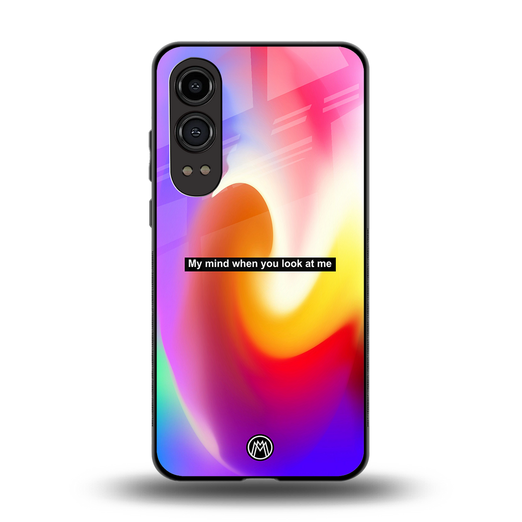 when you look at me back phone cover | glass case for oneplus nord ce 4 lite