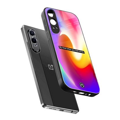 when you look at me back phone cover | glass case for oneplus nord ce 4 lite