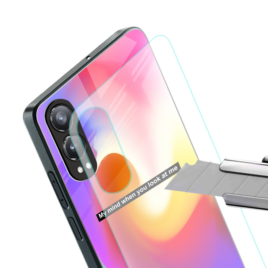when you look at me back phone cover | glass case for oneplus nord ce 4 lite