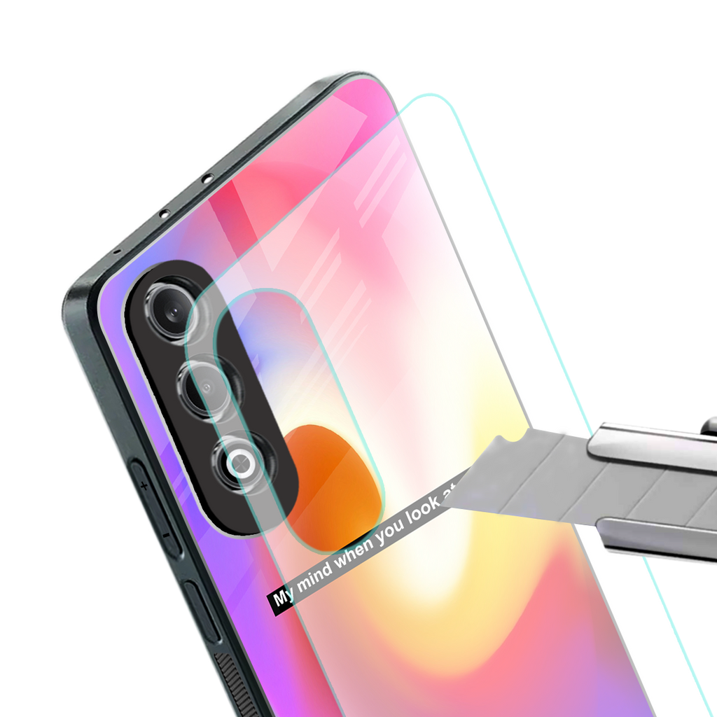 when you look at me back phone cover | glass case for oneplus nord ce 4