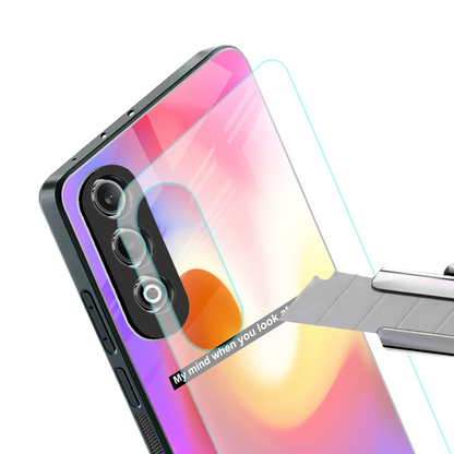 when you look at me back phone cover | glass case for oneplus nord ce 4