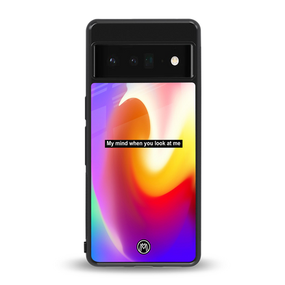 when you look at me back phone cover | glass case for google pixel 6 pro