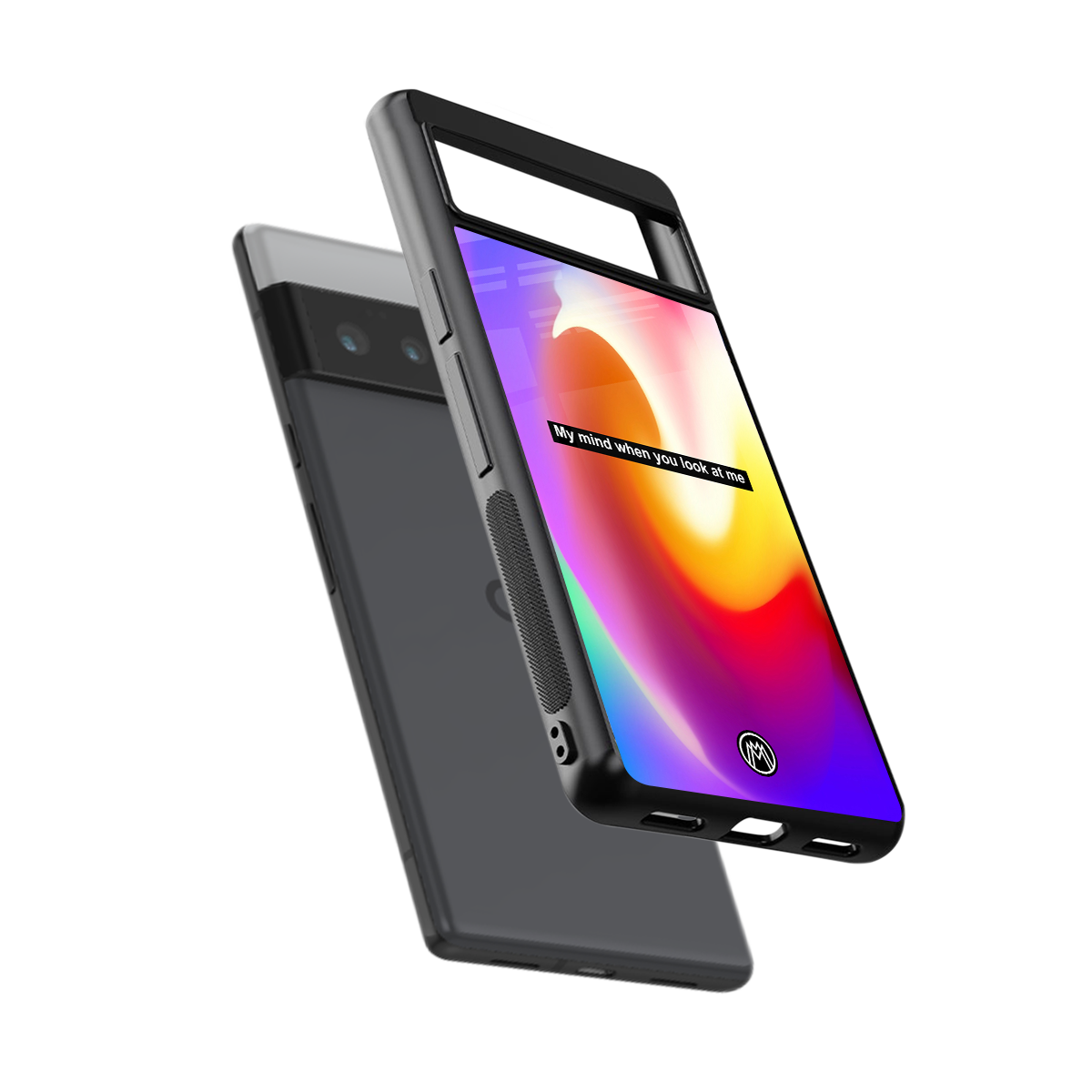 when you look at me back phone cover | glass case for google pixel 6 pro