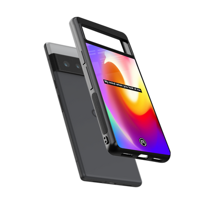 when you look at me back phone cover | glass case for google pixel 6 pro