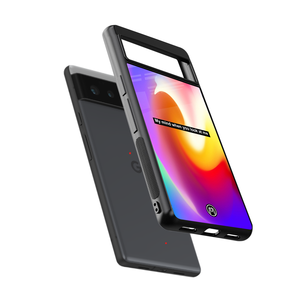 when you look at me back phone cover | glass case for google pixel 6