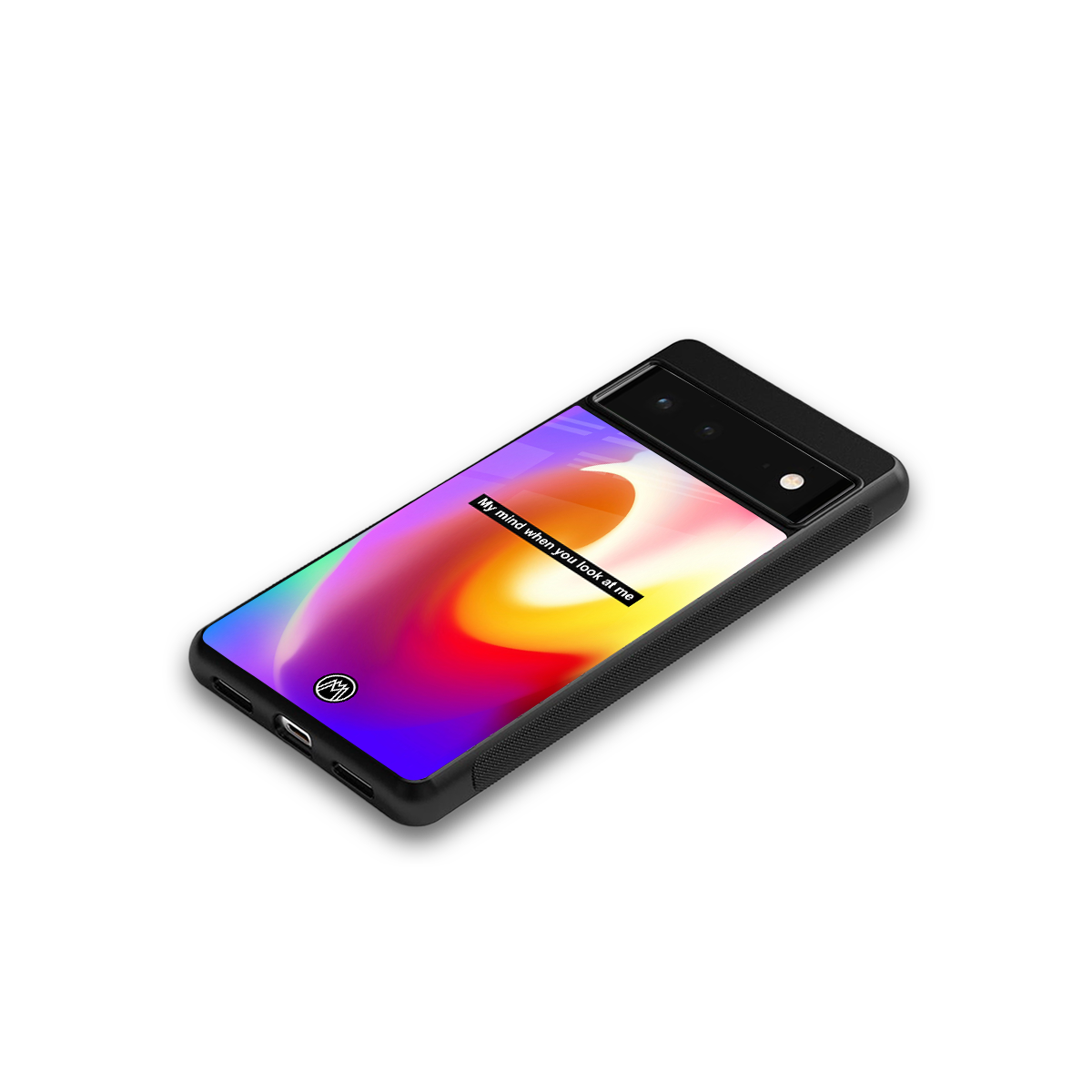 when you look at me back phone cover | glass case for Google Pixel 6A