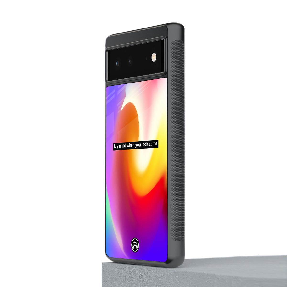 when you look at me back phone cover | glass case for Google Pixel 6A