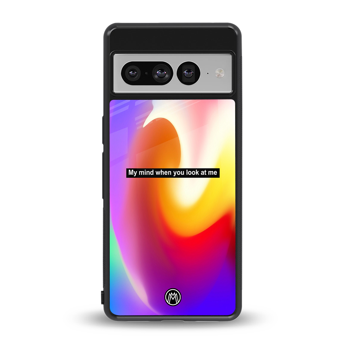 when you look at me back phone cover | glass case for google pixel 7 pro