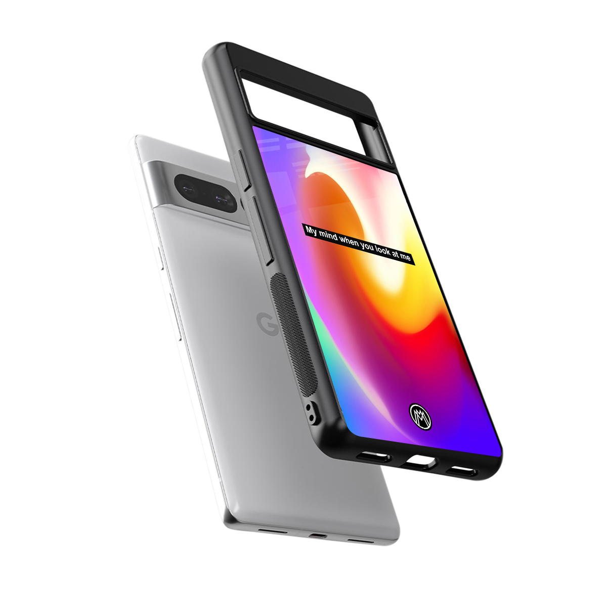when you look at me back phone cover | glass case for google pixel 7 pro