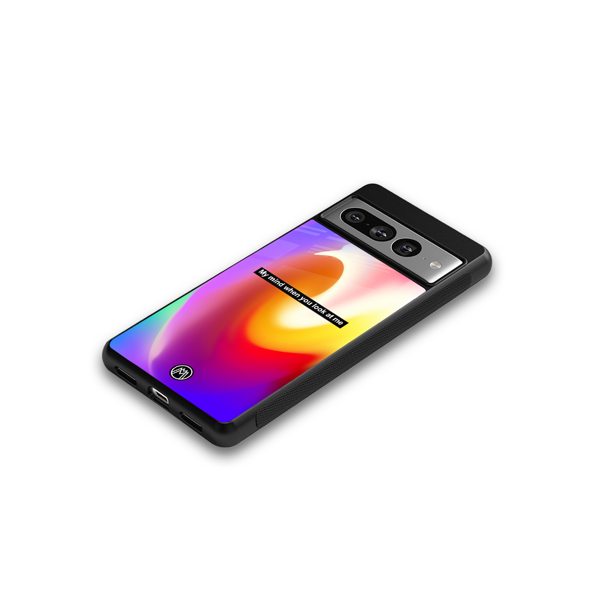 when you look at me back phone cover | glass case for google pixel 7 pro